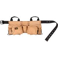 Ceinture &agrave; outils pour menuisier, Cuir, Havane St. Lawrence Industrial & Safety Supply
