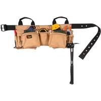 Ceinture &agrave; outils pour menuisier, Cuir, Havane St. Lawrence Industrial & Safety Supply