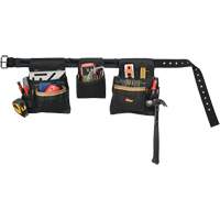 Ceinture &agrave; outils combin&eacute;e de luxe, Polyester, Noir St. Lawrence Industrial & Safety Supply