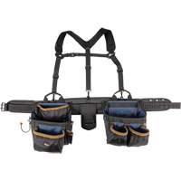 Ceinture &agrave; outils de luxe, Polyester, Noir St. Lawrence Industrial & Safety Supply