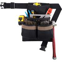Petite ceinture &agrave; outils de luxe, Polyester, Noir St. Lawrence Industrial & Safety Supply