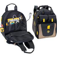 E-Charge Back Pack, 15" L x 10-1/2" W, Black, Polyester St. Lawrence Industrial & Safety Supply
