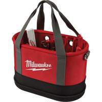 Aerial Utility Oval Bag, Ballistic Nylon, 14 Pockets, Black/Red St. Lawrence Industrial & Safety Supply