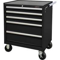 Chariot &agrave; outils industriel, 5 tiroirs, 27" la x 18-3/4" p x 31-1/2" h, Noir St. Lawrence Industrial & Safety Supply