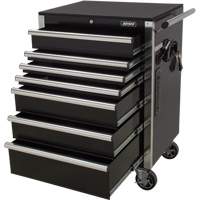 Chariot &agrave; outils &agrave; usage intensif, 7 tiroirs, 28" la x 22" p x 42-3/8" h, Noir St. Lawrence Industrial & Safety Supply