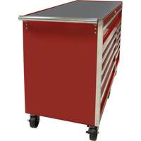 Chariot &agrave; outils industriel, 12 tiroirs, 56" la x 24-1/2" p x 38-1/8" h, Rouge St. Lawrence Industrial & Safety Supply