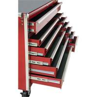 Chariot &agrave; outils industriel, 12 tiroirs, 56" la x 24-1/2" p x 38-1/8" h, Rouge St. Lawrence Industrial & Safety Supply
