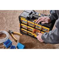 Organisateur Flip-Bin, 3-7/8" la x 17-3/4" p x 13-7/8" h, Noir/Jaune St. Lawrence Industrial & Safety Supply