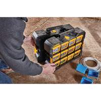 Organisateur Flip-Bin, 3-7/8" la x 17-3/4" p x 13-7/8" h, Noir/Jaune St. Lawrence Industrial & Safety Supply