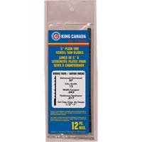 12-Piece Reverse Tooth Scroll Saw Blades, Scroll cutting, 0.043" W x 5" L, 12 TPI St. Lawrence Industrial & Safety Supply