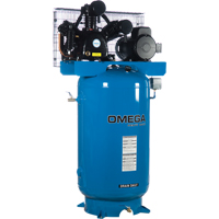 Compresseurs d'air s&eacute;rie industrielle - Compresseurs horizontaux - Deux &eacute;tages, 66,6 gal. (80 gal. US) St. Lawrence Industrial & Safety Supply