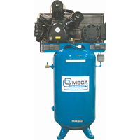 Compresseurs d'air s&eacute;rie industrielle - Compresseurs verticaux - Deux &eacute;tages, 66,6 gal. (80 gal. US) St. Lawrence Industrial & Safety Supply