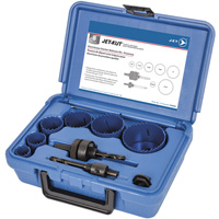 Coffret de scies-cloches haut de gamme pour &eacute;lectriciens, 8 morcea St. Lawrence Industrial & Safety Supply