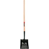 Square Point Shovel, Wood, Tempered Steel Blade, Straight Handle, 42" Long St. Lawrence Industrial & Safety Supply