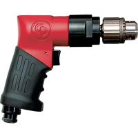 Perceuses non r&eacute;versibles, 21 pi³/min, 1/4" NPTF, 89 dBA, 3/8" mandrin, Avec cl&eacute; St. Lawrence Industrial & Safety Supply