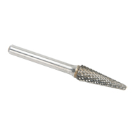 CLEVELAND Solid Carbide Burrs - Taper Shape Radius End 14°, 1/4" Shank St. Lawrence Industrial & Safety Supply