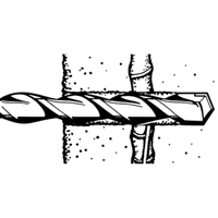 Rotary Rebar Cutters, 3/8", SDS-Plus Shank, Carbide St. Lawrence Industrial & Safety Supply