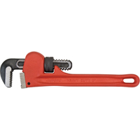 Cl&eacute;s &agrave; tuyaux, Cap des m&acirc;choires 1", Longueur 8", Fini Rev&ecirc;tement en poudre St. Lawrence Industrial & Safety Supply