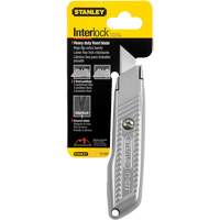 Couteau utilitaire &agrave; lame fixe Interlock, 5-1/2", Lame M&eacute;tal St. Lawrence Industrial & Safety Supply