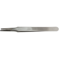 Tweezers - Flat Round Tips, Straight - 4.75" (120 mm) St. Lawrence Industrial & Safety Supply