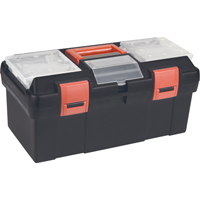 Coffres &agrave; outils en plastique, 17-1/2" la x 9-1/2" p x 8" h, Noir St. Lawrence Industrial & Safety Supply