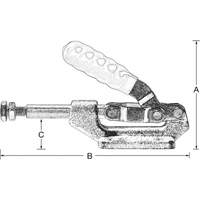 Serre-flan droit, Force de serrage de 600 lb St. Lawrence Industrial & Safety Supply