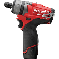 M12 Fuel Hex 2-Speed Screwdriver Kit, 1/4", 12 V, 325 in-lbs Max. Torque, Lithium-Ion Battery St. Lawrence Industrial & Safety Supply