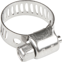 Hose Clamps - Stainless Steel Band & Screw, Min Dia. 1/5", Max Dia. 5/8" St. Lawrence Industrial & Safety Supply