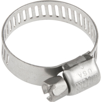 Hose Clamps - Stainless Steel Band & Screw, Min Dia. 0.316, Max Dia. 7/8" St. Lawrence Industrial & Safety Supply