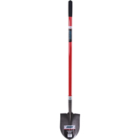 Pelle ronde robuste, Lame Acier au carbone, Fibre de verre, Manche Droit St. Lawrence Industrial & Safety Supply