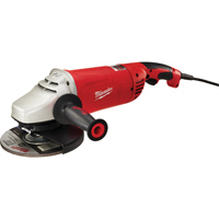 Meuleuse &agrave; angle large et prise g&acirc;chette avec verrou, 7"/9", 120 V, 15 A, 6000 Tr/min St. Lawrence Industrial & Safety Supply