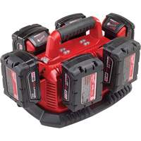 Chargeur de type s&eacute;quentiel pour six piles M18, 18 V, Lithium-ion St. Lawrence Industrial & Safety Supply