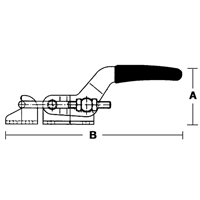 Latch Clamps - 300 Series, 360 lbs. Clamping Force St. Lawrence Industrial & Safety Supply