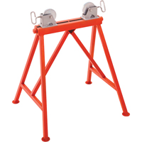 Support ajustable no AR99 a/rouleau en acier, 36" Capacit&eacute; max. de tuyau, 2500 lb Capacit&eacute; de charge max. St. Lawrence Industrial & Safety Supply