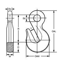 Crochet parall&egrave;le &agrave; œil Cam-Alloy St. Lawrence Industrial & Safety Supply