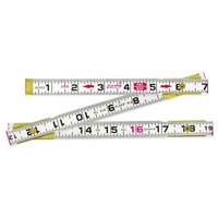 R&egrave;gle Red End, 2 m lo, Bois, Graduations de 1 mm St. Lawrence Industrial & Safety Supply
