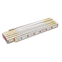 R&egrave;gle en bois pliante, 6' lo, Bois, Graduations de 1/6" St. Lawrence Industrial & Safety Supply