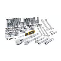 1/4", 3/8" & 1/2" Drive 6 & 12 Point Standard & Deep SAE/Metric Mechanics Tool Set St. Lawrence Industrial & Safety Supply