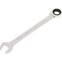 72-Tooth Ratcheting Combination Wrench, 12 Point, 30 mm, Chrome/Polished Finish St. Lawrence Industrial & Safety Supply