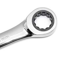 72-Tooth Ratcheting Combination Wrench, 12 Point, 30 mm, Chrome/Polished Finish St. Lawrence Industrial & Safety Supply