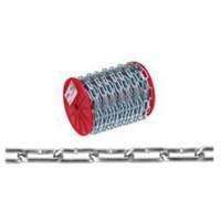 Chaîne droite, Acier &agrave; faible teneur en carbone, #4 x 100' (30,4 m) l, Charge d'utilisation  St. Lawrence Industrial & Safety Supply
