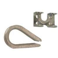 Cosse de c&acirc;ble m&eacute;tallique et clame de cordage St. Lawrence Industrial & Safety Supply