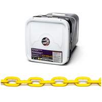 Chaîne ronde &eacute;prouv&eacute;e, Acier &agrave; faible teneur en carbone, 1/4" x 75' (22,9 m) l, Calibre 30, Charge d'utilisation 1300 lb (0,65 tonne) St. Lawrence Industrial & Safety Supply