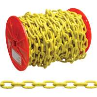 Chaîne ronde &eacute;prouv&eacute;e, Acier &agrave; faible teneur en carbone, 3/16" x 100' (30,4 m) l, Calibre 30, Charge d'utilisation 800 lb (0,4 tonne) St. Lawrence Industrial & Safety Supply