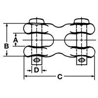 Maillon d'attache double St. Lawrence Industrial & Safety Supply