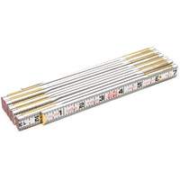 R&egrave;gle de maçon Red End, 6' lo, Bois, Graduations de 1/16" St. Lawrence Industrial & Safety Supply