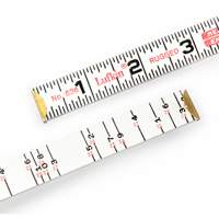 R&egrave;gle de maçon Red End, 6' lo, Bois, Graduations de 1/16" St. Lawrence Industrial & Safety Supply