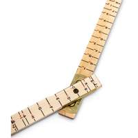 R&egrave;gle de maçon surdimensionn&eacute; Red End, 6' lo, Bois, Graduations de 1/16" St. Lawrence Industrial & Safety Supply