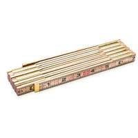 R&egrave;gle Red End avec deux rallonges de r&egrave;gle &agrave; glissi&egrave;re de 6", 6' lo, Bois, Graduations de 1/16" St. Lawrence Industrial & Safety Supply