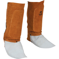 Leather Spats, 14" L, Lava Brown St. Lawrence Industrial & Safety Supply